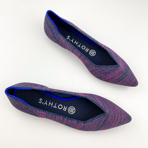 rothys magenta heather